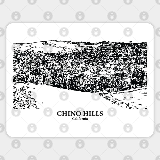 Chino Hills - California Sticker by Lakeric